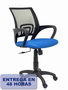 FORÖL Silla de oficina Vianos Azul y Negro