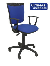 PIQUERAS Y CRESPO Silla Ferez Ergonómica Tapizada en Azul