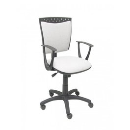 PIQUERAS Y CRESPO Silla Ferez Ergonómica Tapizada en Gris