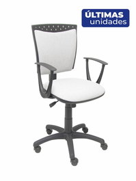 PIQUERAS Y CRESPO Silla Ferez Ergonómica Tapizada en Gris