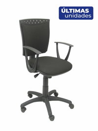 PIQUERAS Y CRESPO Silla Ferez Ergonómica Tapizada en Negro