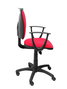 PIQUERAS Y CRESPO Silla Ferez Ergonómica Tapizada en Rojo