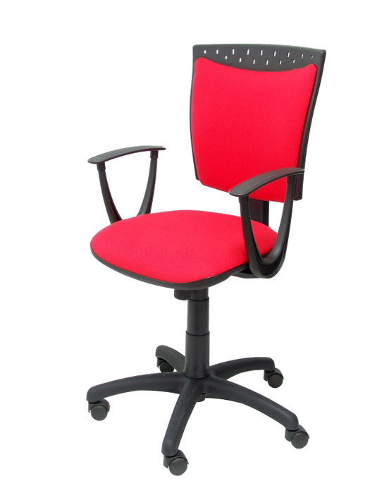 PIQUERAS Y CRESPO Silla Ferez Ergonómica Tapizada en Rojo
