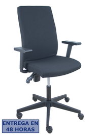 Piqueras y Crespo Silla de Oficina I-Line con Brazos Regulables Negro