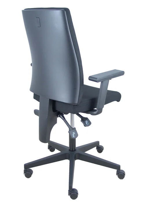 Piqueras y Crespo Silla de Oficina I-Line Aran Negro con Brazos Regulables