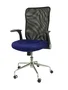 PIQUERAS Y CRESPO Silla Minaya con Asiento Azul y Respaldo Negro