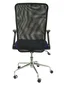 PIQUERAS Y CRESPO Silla Minaya con Asiento Azul y Respaldo Negro