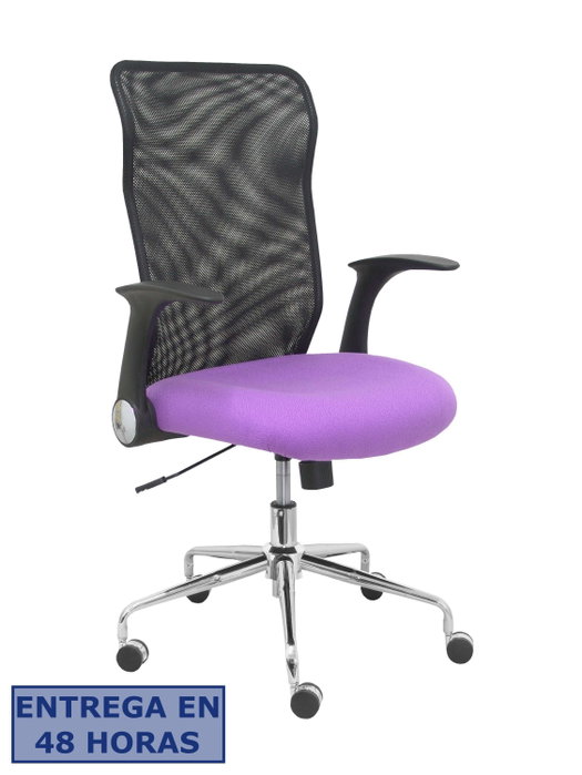 PIQUERAS Y CRESPO Silla Minaya con Brazos Abatibles y Asiento Lila