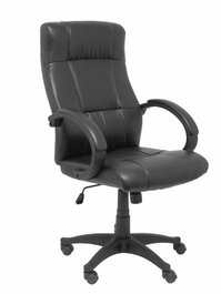 FORÖL Sillón Munera Negro con Mecanismo Basculante y Brazos Fijos