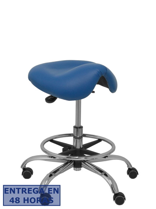 PIQUERAS Y CRESPO Taburete Alatoz en Similpiel Azul PIQUERAS Y CRESPO Taburete Alatoz en Similpiel Azul