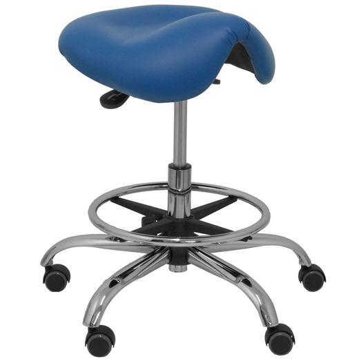 PIQUERAS Y CRESPO Taburete Alatoz en Similpiel Azul PIQUERAS Y CRESPO Taburete Alatoz en Similpiel Azul