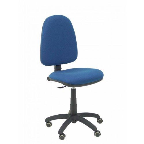 Silla de oficina Aýna con mecanismo Contacto permanente básico tapizada con Tela color Azul marino. Equipada con Base poliamida negra, Sin brazos y Ruedas de parqué Silla de oficina Aýna con mecanismo Contacto permanente básico tapizada con Tela color Azul marino. Equipada con Base poliamida negra, Sin brazos y Ruedas de parqué