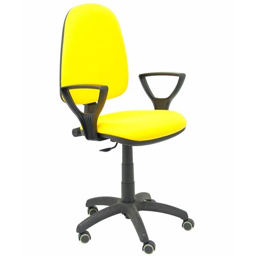 PIQUERAS Y CRESPO Silla Aýna con Tejido Bali Amarillo y Brazos Fijos PIQUERAS Y CRESPO Silla Aýna con Tejido Bali Amarillo y Brazos Fijos