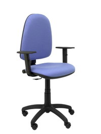 PIQUERAS Y CRESPO Silla de oficina Aýna Bali Azul claro con brazos regulables