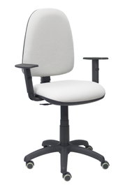 PIQUERAS Y CRESPO Silla de oficina Aýna Gris claro con Brazos 1D