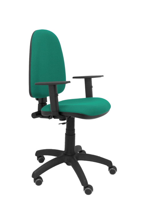 Piqueras y Crespo Silla Ayna Giratoria con Brazos Regulables y Tejido Bali Verde Piqueras y Crespo Silla Ayna Giratoria con Brazos Regulables y Tejido Bali Verde