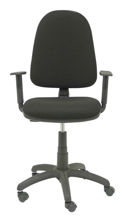 PIQUERAS Y CRESPO Silla de Oficina Aýna Bali Negro con Brazos Regulables