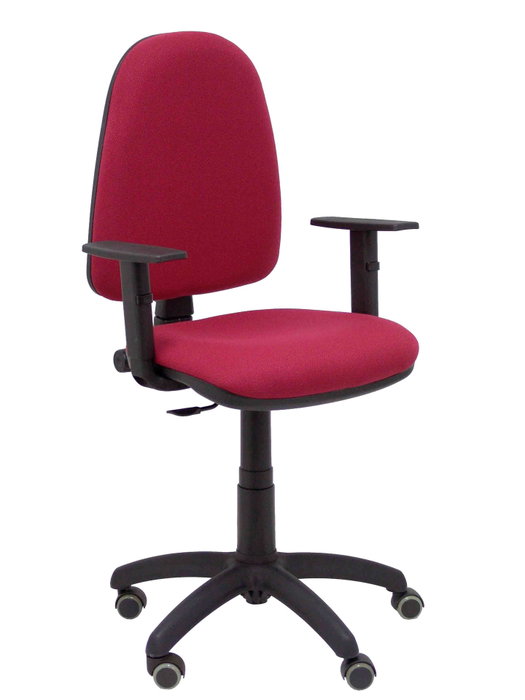 Piqueras y Crespo Silla Ayna Tejido Bali Granate con Brazos Regulables Piqueras y Crespo Silla Ayna Tejido Bali Granate con Brazos Regulables