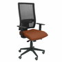 PIQUERAS Y CRESPO Silla Horna con mecanismo Sincro, asiento Marrón y malla Negro
