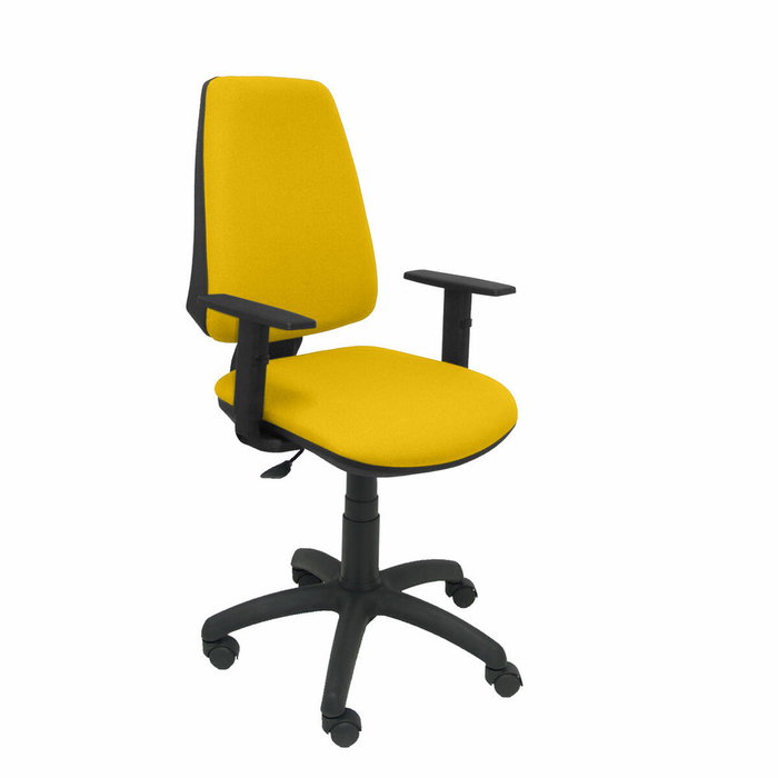 PIQUERAS Y CRESPO Silla Elche CP Bali Amarillo con Brazos Regulables