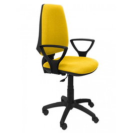 PIQUERAS Y CRESPO Silla Elche CP Bali Amarillo con Brazos Fijos