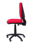 PIQUERAS Y CRESPO Silla de oficina Elche Tapizada en Tela Rojo