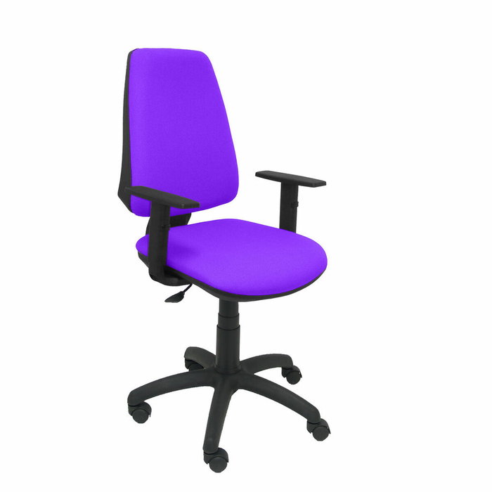 PIQUERAS Y CRESPO Silla Elche con mecanismo de contacto permanente y brazos 1D, color Lila