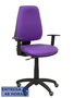 PIQUERAS Y CRESPO Silla Elche con mecanismo de contacto permanente, brazos regulables y tela Lila