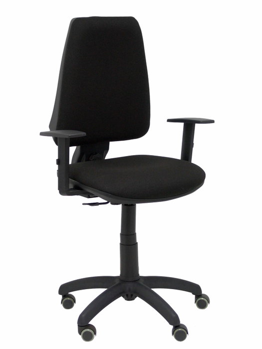 PIQUERAS Y CRESPO Silla Elche CP Bali Negro con Brazos Regulables PIQUERAS Y CRESPO Silla Elche CP Bali Negro con Brazos Regulables