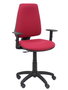 Piqueras y Crespo Silla Elche CP Bali Granate con Brazos Regulables