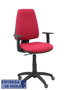 PIQUERAS Y CRESPO Silla Elche CP Bali Granate con Brazos Regulables