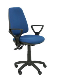 PIQUERAS Y CRESPO Silla Elche S Bali Azul Marino con Brazos Fijos