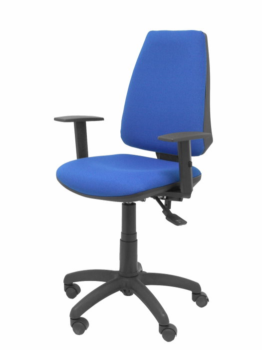 PIQUERAS Y CRESPO Silla Elche con mecanismo Asincro, Brazos 1D y Tela Azul PIQUERAS Y CRESPO Silla Elche con mecanismo Asincro, Brazos 1D y Tela Azul
