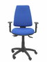 PIQUERAS Y CRESPO Silla Elche con mecanismo Asincro, Brazos 1D y Tela Azul