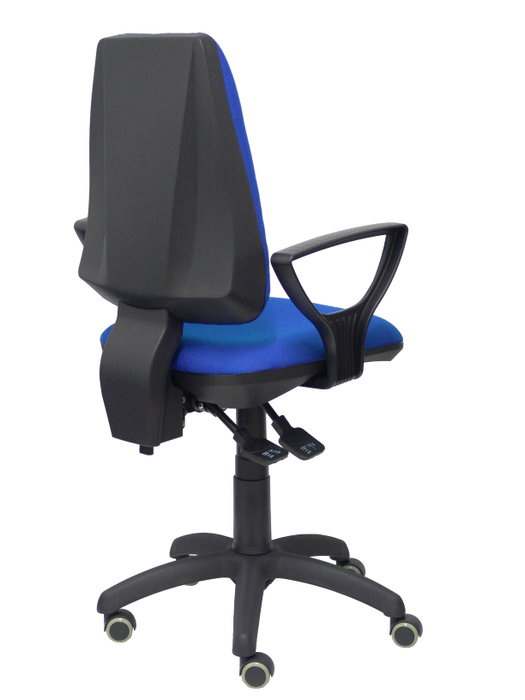 PIQUERAS Y CRESPO Silla Elche S Bali Azul con Brazos Fijos y Ruedas de Parqué PIQUERAS Y CRESPO Silla Elche S Bali Azul con Brazos Fijos y Ruedas de Parqué