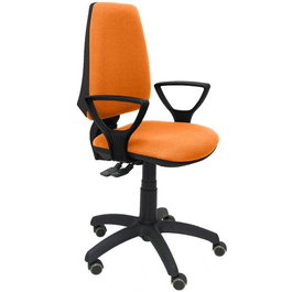 PIQUERAS Y CRESPO Silla de oficina Elche con mecanismo Asincro y tejido Bali Naranja