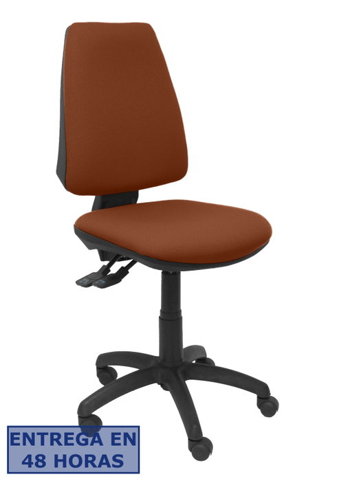 PIQUERAS Y CRESPO Silla de oficina Elche con mecanismo sincro, tela marrón PIQUERAS Y CRESPO Silla de oficina Elche con mecanismo sincro, tela marrón