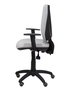 Silla de oficina Elche con mecanismo Asincro tapizada con Tela color Gris. Equipada con Base poliamida negra, Brazos 1D y Ruedas de parqué