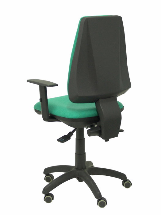 PIQUERAS Y CRESPO Silla Elche con mecanismo asíncrono y brazos regulables Verde esmeralda PIQUERAS Y CRESPO Silla Elche con mecanismo asíncrono y brazos regulables Verde esmeralda