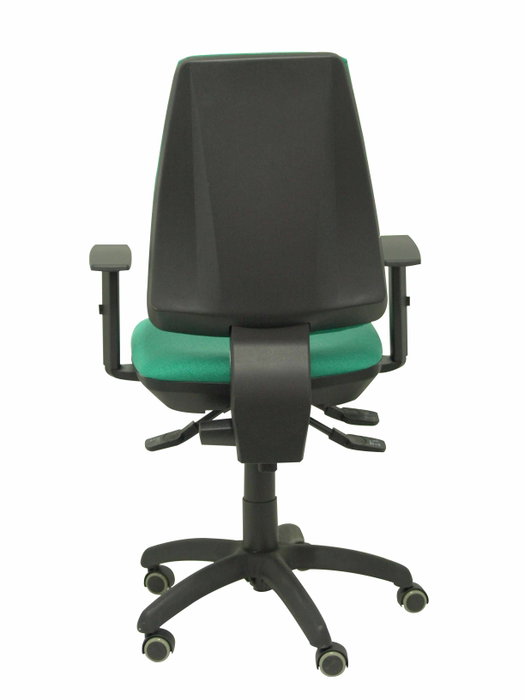 PIQUERAS Y CRESPO Silla Elche con mecanismo asíncrono y brazos regulables Verde esmeralda PIQUERAS Y CRESPO Silla Elche con mecanismo asíncrono y brazos regulables Verde esmeralda