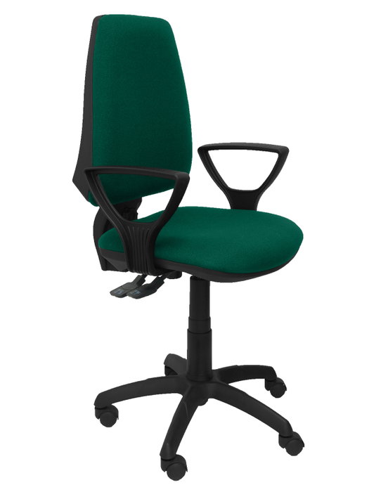 Piqueras y Crespo Silla Elche S Bali Verde Esmeralda con Brazos Fijos Piqueras y Crespo Silla Elche S Bali Verde Esmeralda con Brazos Fijos