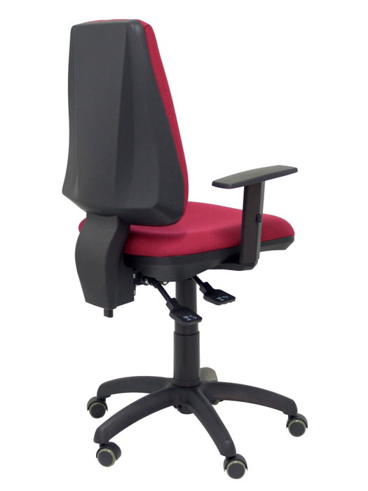 PIQUERAS Y CRESPO Silla Elche con Mecanismo Asíncrono, Brazos 1D y Tela Granate PIQUERAS Y CRESPO Silla Elche con Mecanismo Asíncrono, Brazos 1D y Tela Granate