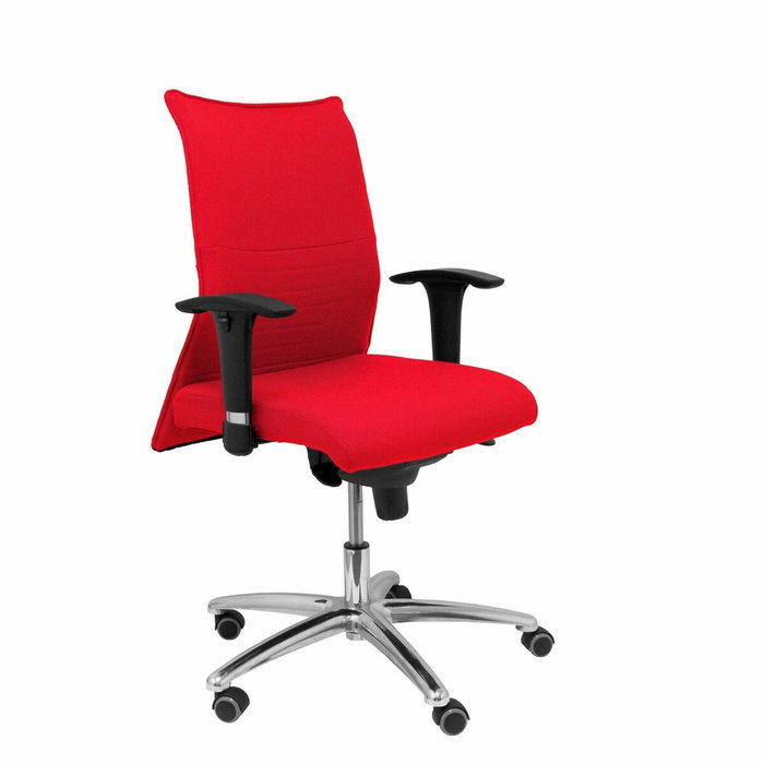 PIQUERAS Y CRESPO Silla Albacete Confidente Bali Rojo con Mecanismo Sincro y Base de Aluminio PIQUERAS Y CRESPO Silla Albacete Confidente Bali Rojo con Mecanismo Sincro y Base de Aluminio