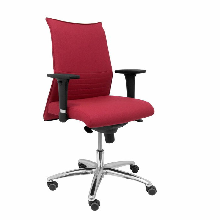 PIQUERAS Y CRESPO Silla Albacete Confidente Bali Granate con Mecanismo Sincro y Brazos 1D PIQUERAS Y CRESPO Silla Albacete Confidente Bali Granate con Mecanismo Sincro y Brazos 1D