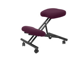 PIQUERAS Y CRESPO Mahora Taburete Ergonómico con Rodillera Bali Morado