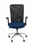 PIQUERAS Y CRESPO Silla Minaya con respaldo de malla y asiento Bali Azul Marino