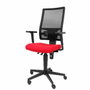 NOWY STYL Silla TakTik con asiento rojo y respaldo de malla negro