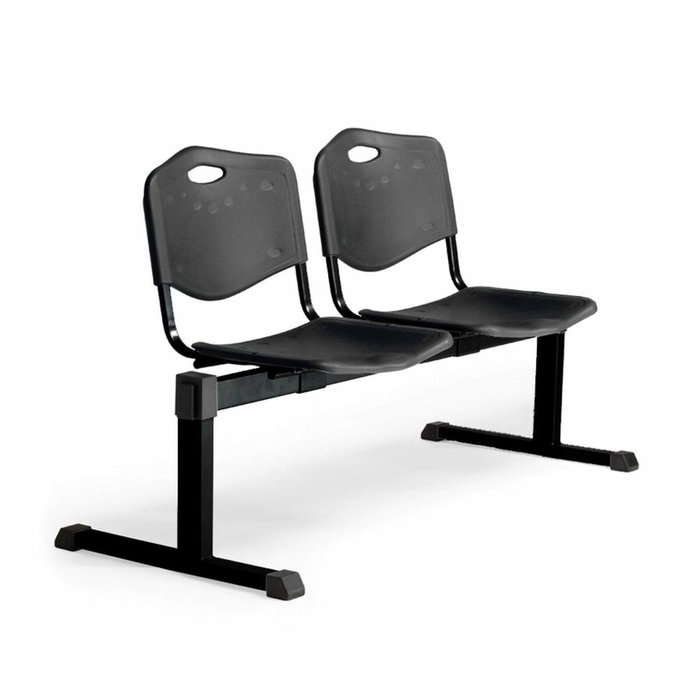 PIQUERAS Y CRESPO Bancada Iso Plastic 2 Plazas PVC Negro