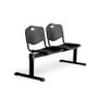 PIQUERAS Y CRESPO Bancada Iso Plastic 2 Plazas PVC Negro