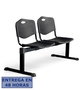 PIQUERAS Y CRESPO Bancada Iso Plastic 2 Plazas PVC Negro
